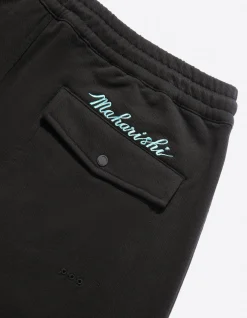 Sweatpants*Maharishi 4247 Samurai Vs. Dragon Embroidered Sweatpants Black