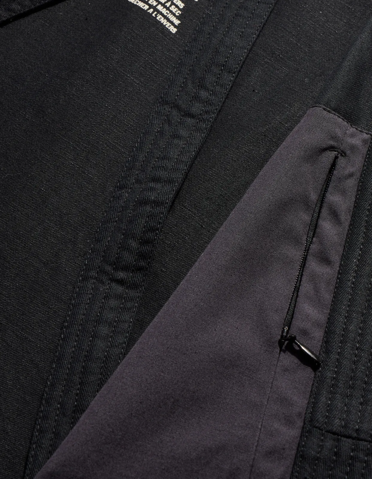 Kimonos*Maharishi 4587 Shinobi Hemp Kimono Black