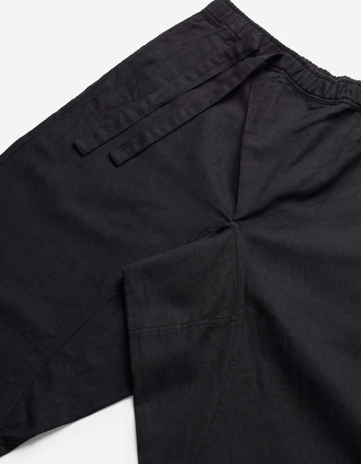 Track Pants*Maharishi 4590 Shinobi Hemp Track Pants Black