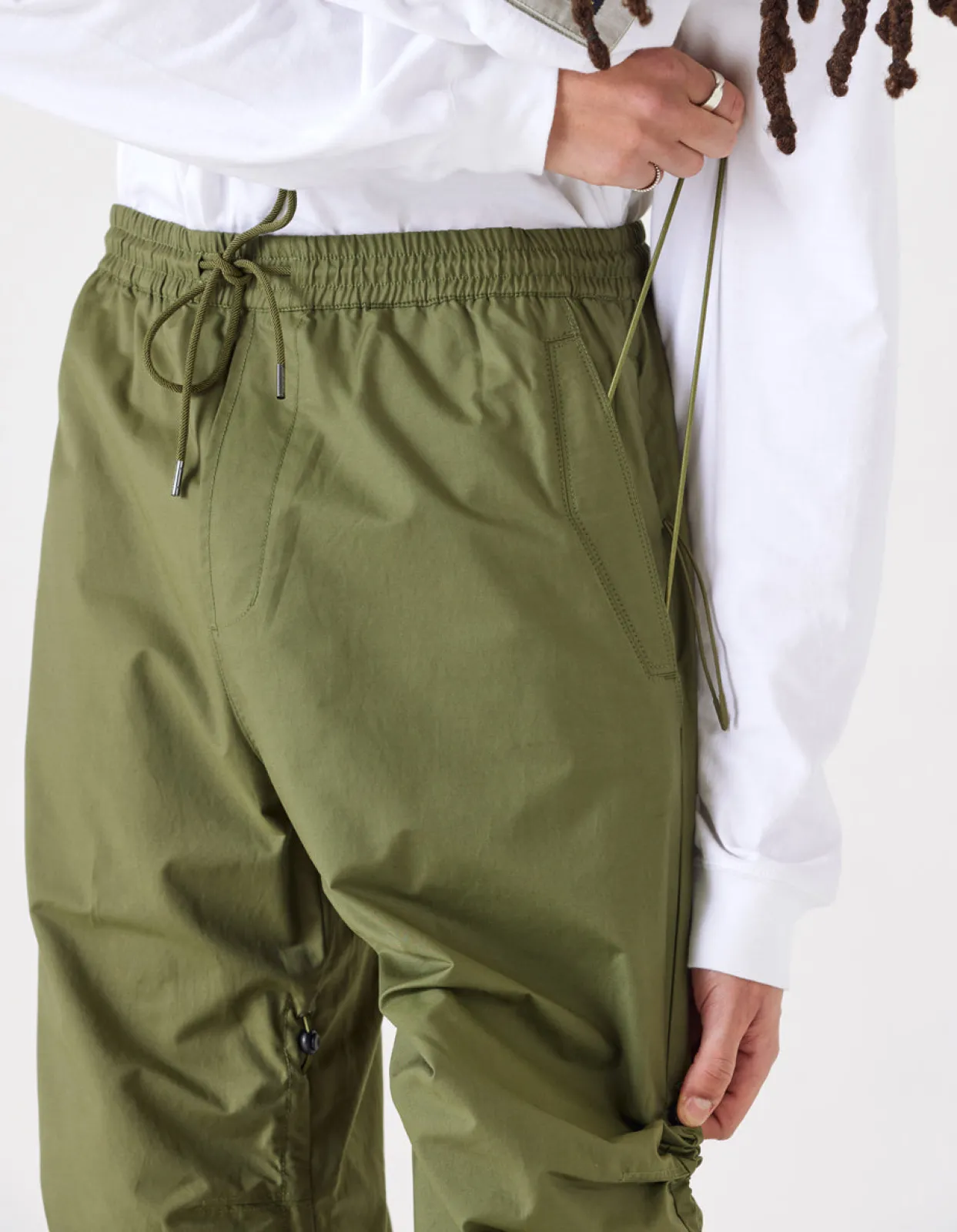 Track Pants*Maharishi 4296 Snocord® Loose Track Pants Olive Og-107F