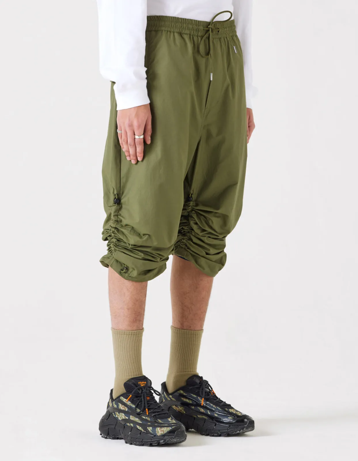 Track Pants*Maharishi 4296 Snocord® Loose Track Pants Olive Og-107F