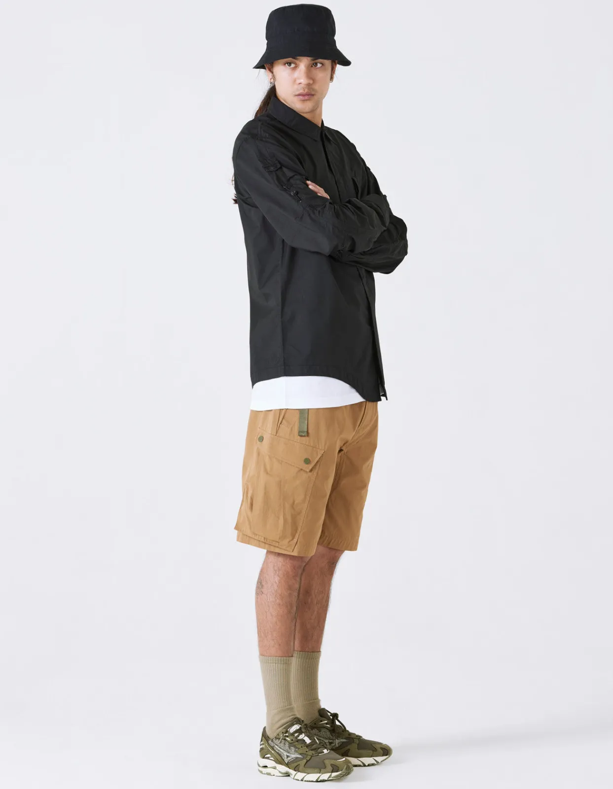 Shirts*Maharishi 4297 Snocord Travel Shirt Black