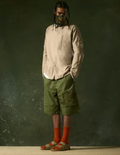 Shirts*Maharishi 4297 Snocord® Travel Shirt Sand
