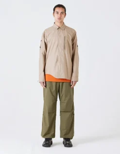 Shirts*Maharishi 4297 Snocord® Travel Shirt Sand