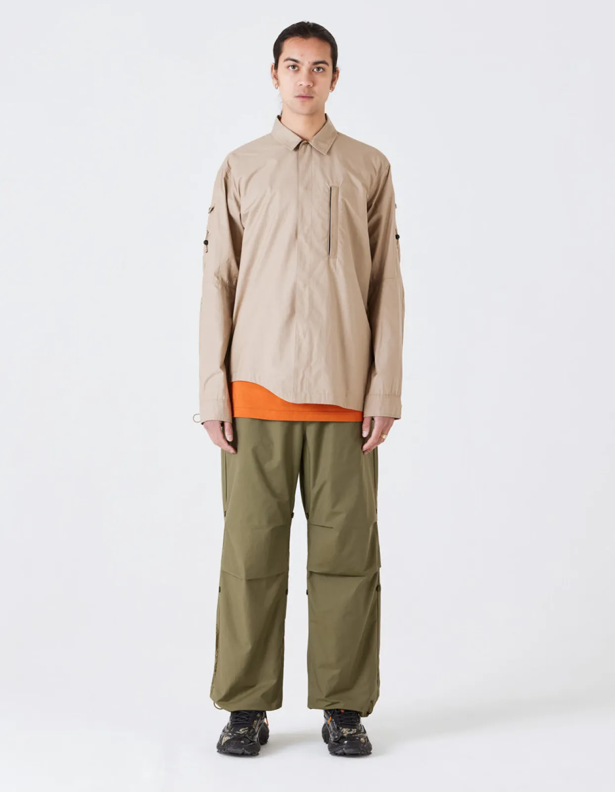 Shirts*Maharishi 4297 Snocord® Travel Shirt Sand