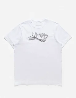 Short Sleeve T-Shirts*Maharishi 1024 Songkran Embroidered T-Shirt White