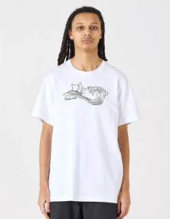 Short Sleeve T-Shirts*Maharishi 1024 Songkran Embroidered T-Shirt White