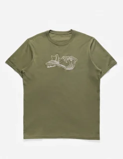 Short Sleeve T-Shirts*Maharishi 1024 Songkran Embroidered T-Shirt Olive Og-107F