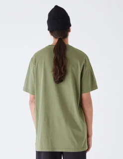 Short Sleeve T-Shirts*Maharishi 1024 Songkran Embroidered T-Shirt Olive Og-107F
