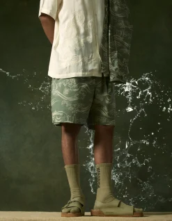 Swim Shorts*Maharishi 1021 Songkran Swim Shorts Olive