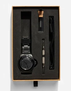 Lifestyle*Maharishi 1119 Stealth Marine Watch Black