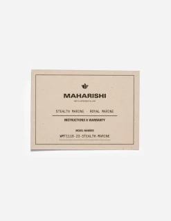 Lifestyle*Maharishi 1119 Stealth Marine Watch Black