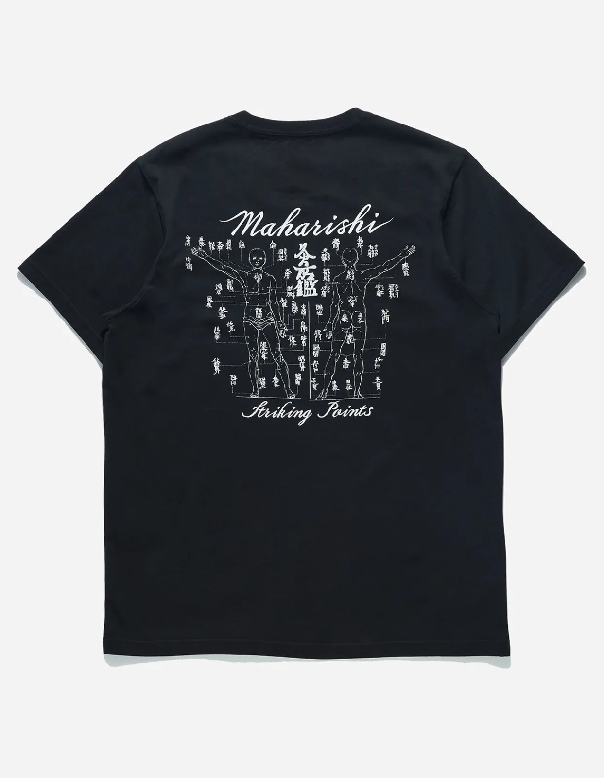 Short Sleeve T-Shirts*Maharishi 1073 Striking Point Organic T-Shirt Black