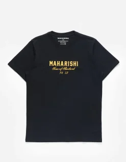 Short Sleeve T-Shirts*Maharishi 1029 Temple Naga Organic T-Shirt Black