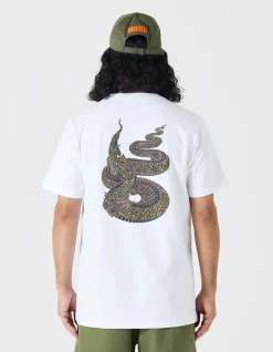 Short Sleeve T-Shirts*Maharishi 1029 Temple Naga Organic T-Shirt White