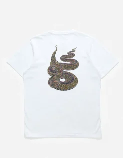 Short Sleeve T-Shirts*Maharishi 1029 Temple Naga Organic T-Shirt White