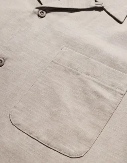 Shirts*Maharishi 4300 Thai Cloud Camp Collar Shirt Silver Sage