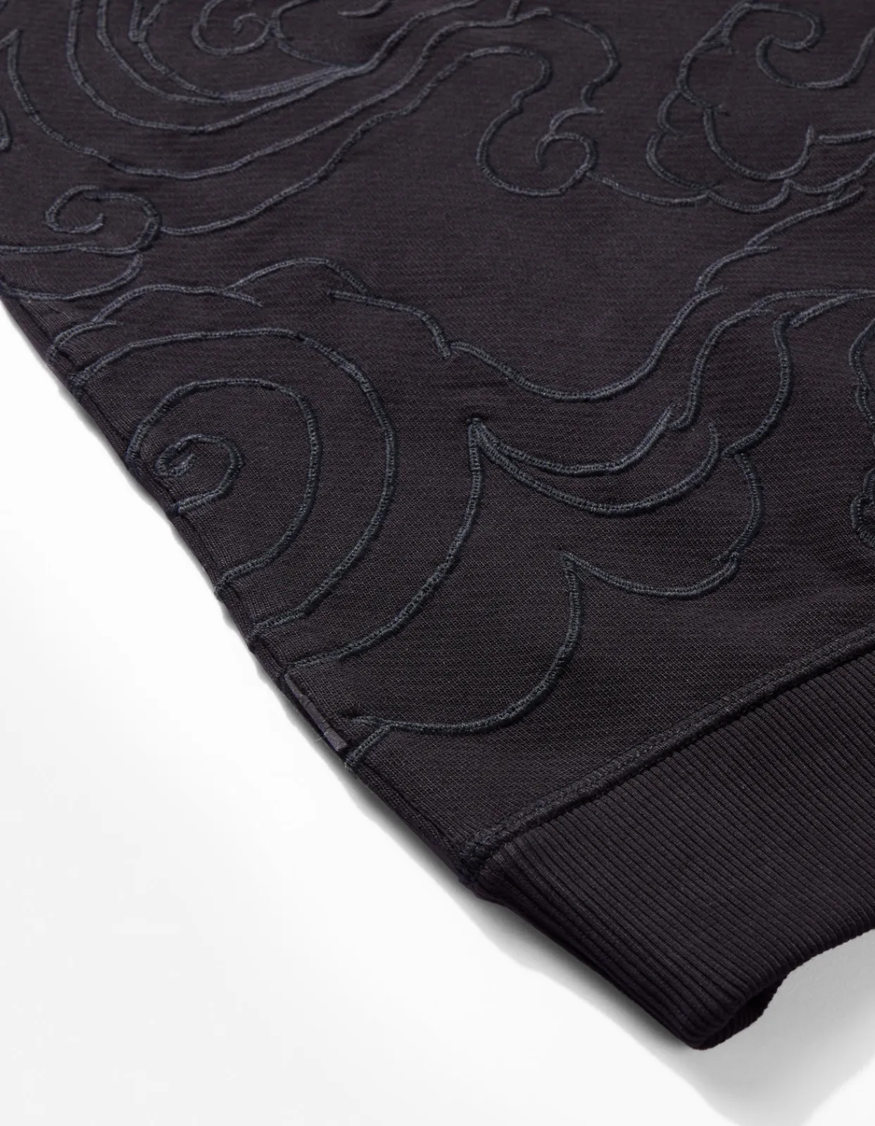 Crew Sweats*Maharishi 4217 Thai Cloud Crew Sweat Black