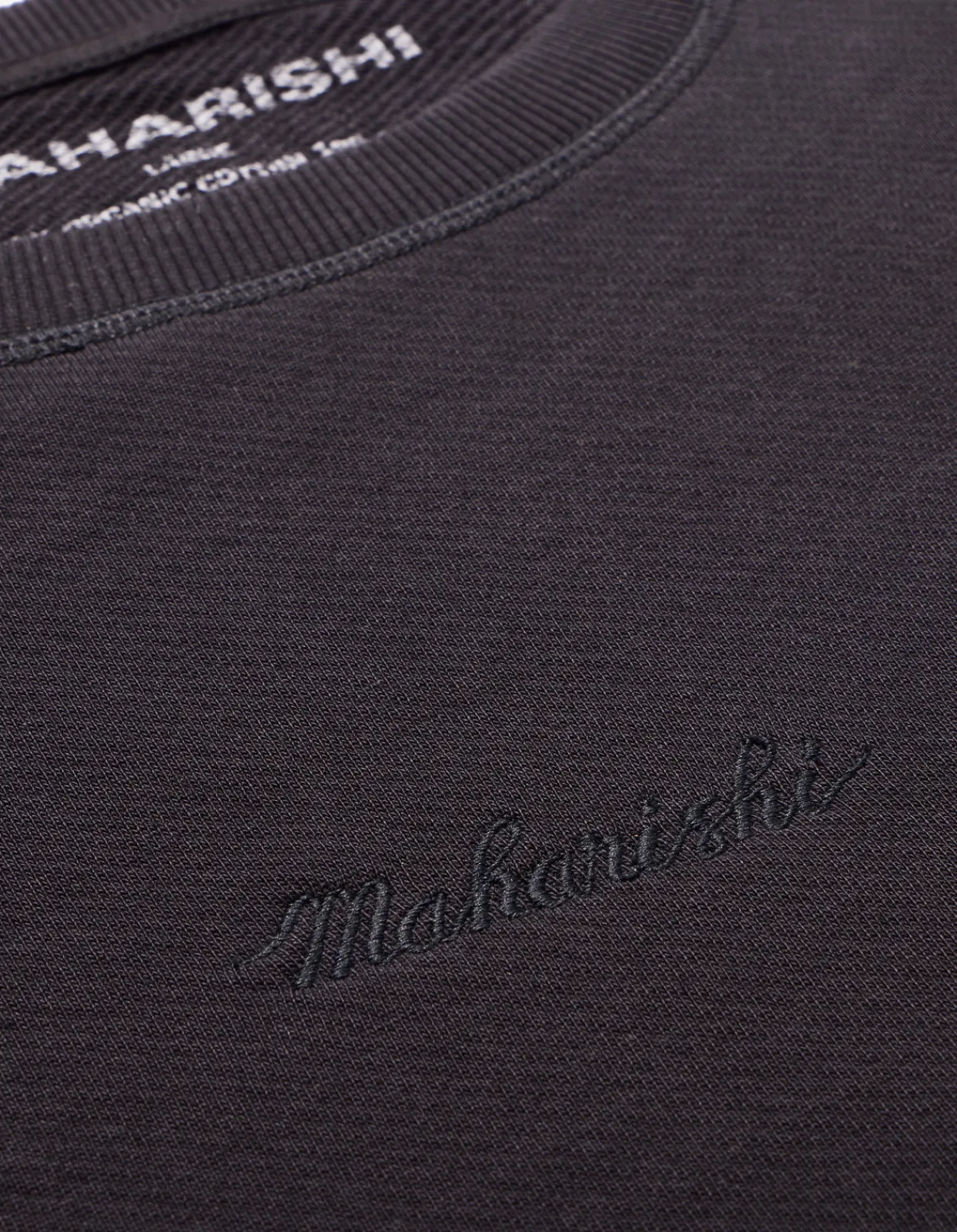 Crew Sweats*Maharishi 4217 Thai Cloud Crew Sweat Black