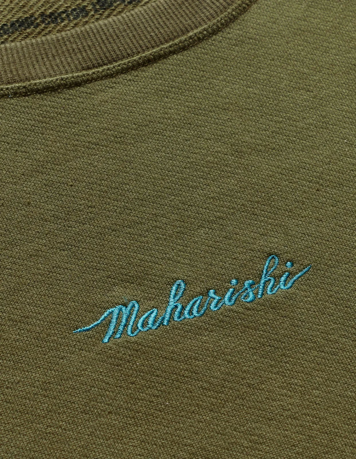Crew Sweats*Maharishi 4217 Thai Cloud Crew Sweat Olive Og-107F
