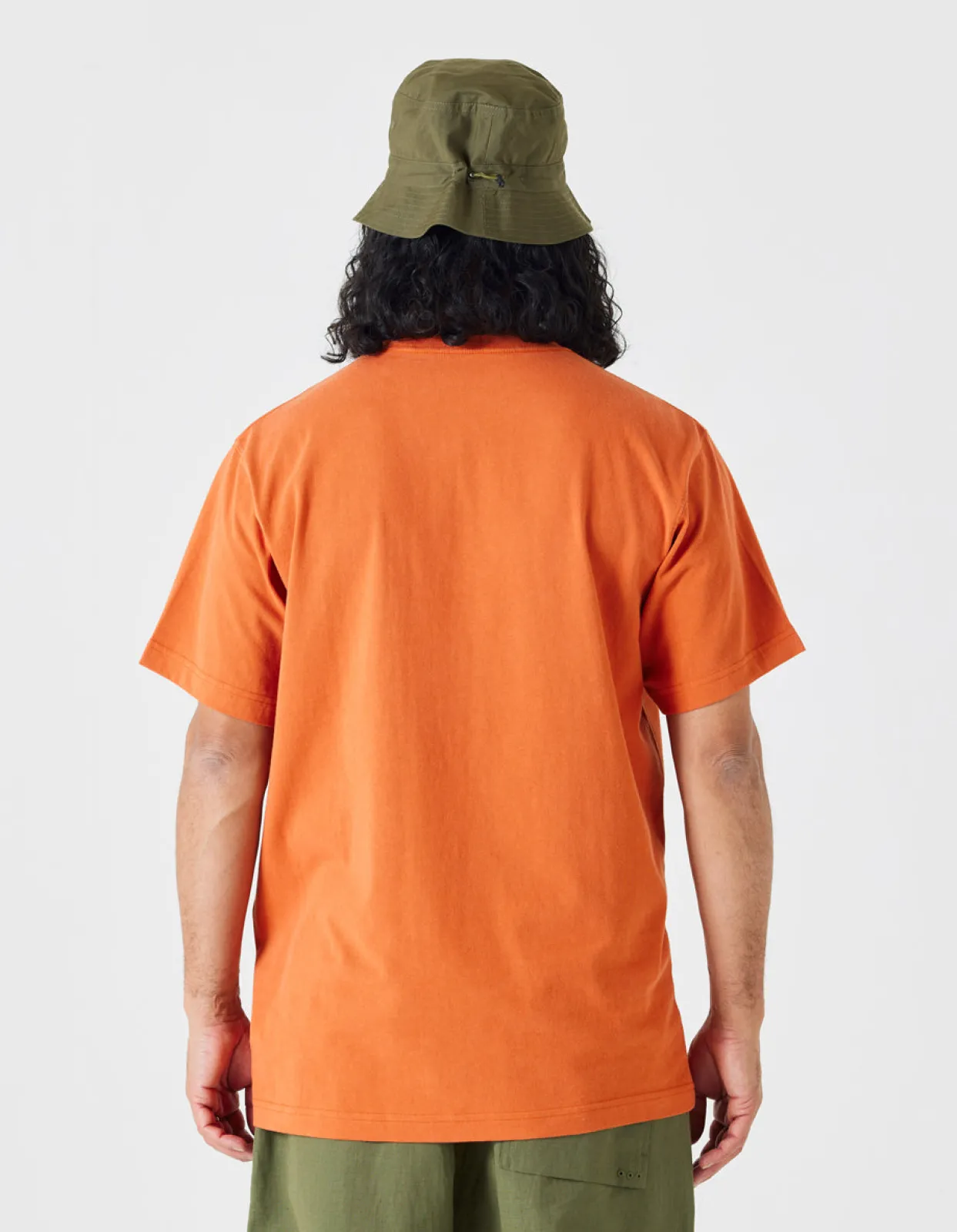 Short Sleeve T-Shirts*Maharishi 4218 Thai Cloud Embroidered T-Shirt Rust