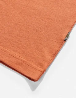 Short Sleeve T-Shirts*Maharishi 4218 Thai Cloud Embroidered T-Shirt Rust