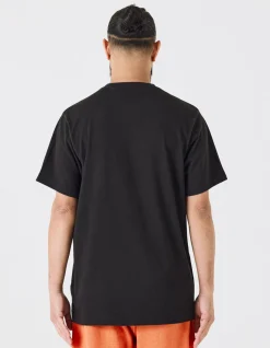 Short Sleeve T-Shirts*Maharishi 4218 Thai Cloud Embroidered T-Shirt Black/Tonal