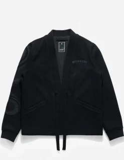 Kimonos*Maharishi 4211 Thai Dragon Stadium Kimono Black/Tonal