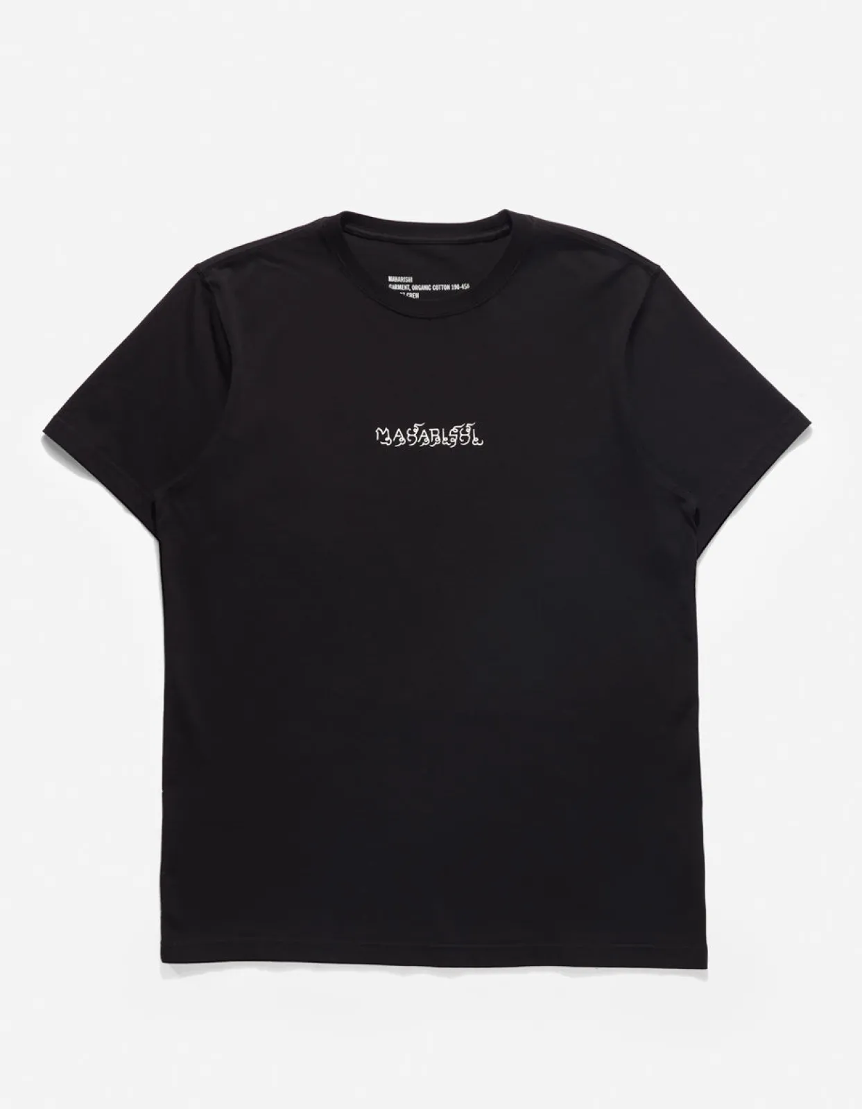 Short Sleeve T-Shirts*Maharishi 1018 Thai Script T-Shirt Black