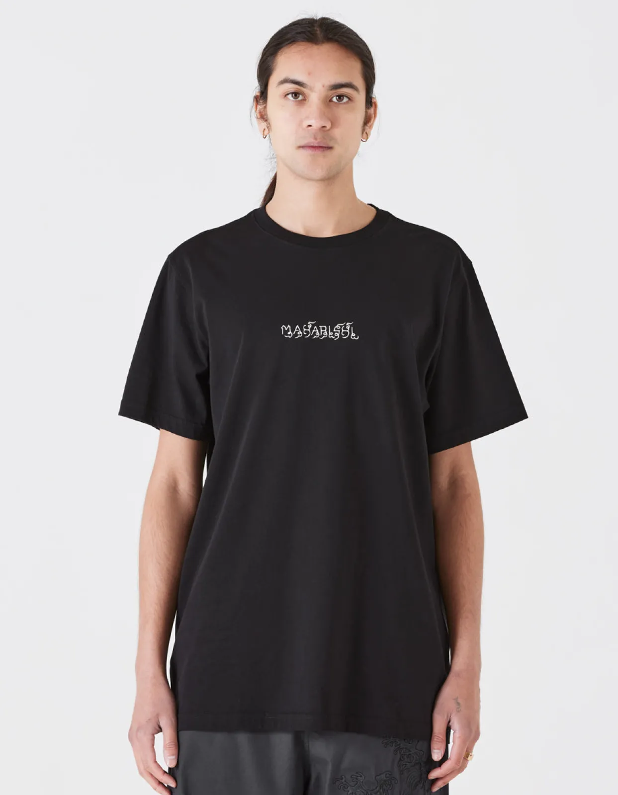 Short Sleeve T-Shirts*Maharishi 1018 Thai Script T-Shirt Black