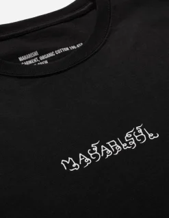 Short Sleeve T-Shirts*Maharishi 1018 Thai Script T-Shirt Black