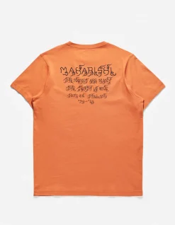 Short Sleeve T-Shirts*Maharishi 1018 Thai Script T-Shirt Rust