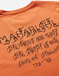 Short Sleeve T-Shirts*Maharishi 1018 Thai Script T-Shirt Rust
