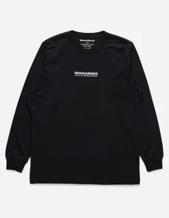 Long Sleeve T-Shirts*Maharishi 1106 The Jaguar Mask L/S T-Shirt Black