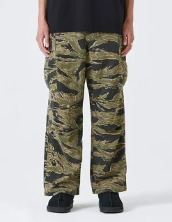Cargo Pants*Maharishi 4291 Tigerstripe Loose Cargo Pants Mint Gold