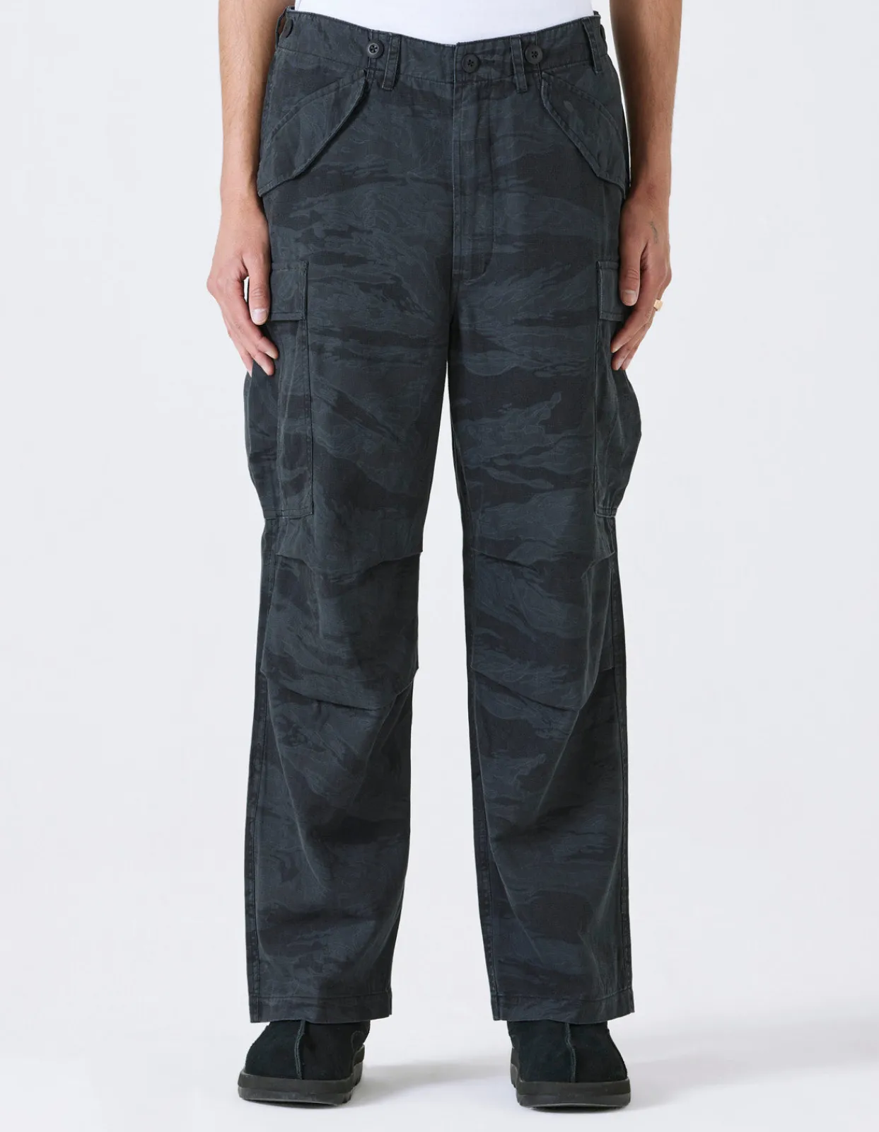 Cargo Pants*Maharishi 4291 Tigerstripe Loose Cargo Pants Subdued Night