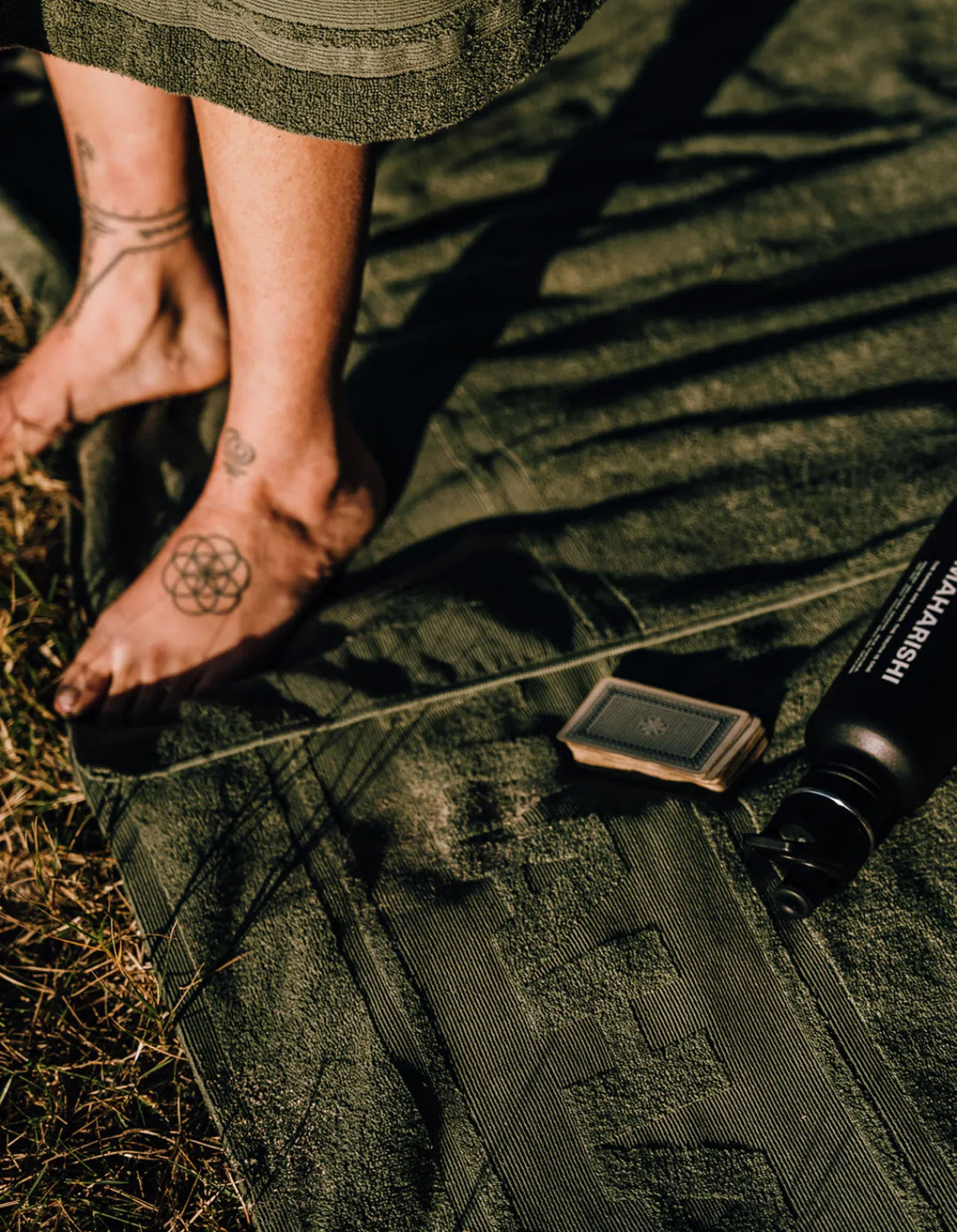 Swim Shorts*Maharishi 9369 Towel 40 X 80Cm · Organic Cotton Olive