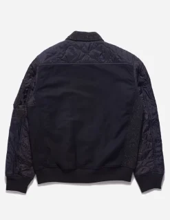 Jackets*Maharishi 4083 Upcycled A2 Flight Jacket Black