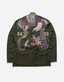 Kimonos*Maharishi 4096 Upcycled M59 Field Kimono Olive