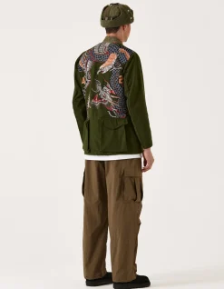 Kimonos*Maharishi 4096 Upcycled M59 Field Kimono Olive