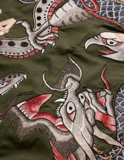 Kimonos*Maharishi 4096 Upcycled M59 Field Kimono Olive
