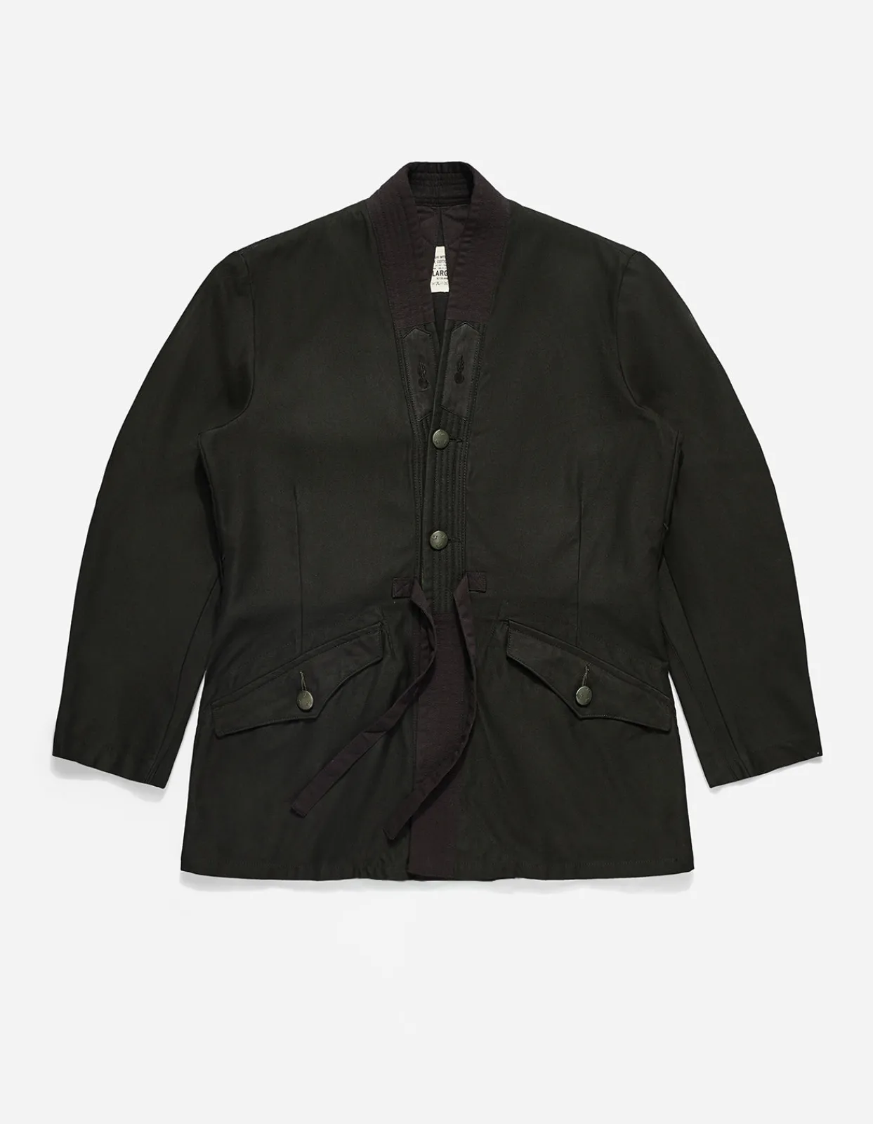 Kimonos*Maharishi 4096 Upcycled M59 Field Kimono Black O/D