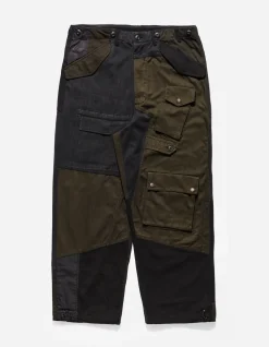 Cargo Pants*Maharishi 4277 Upcycled M65 Loose Cargo Pants Black O/D