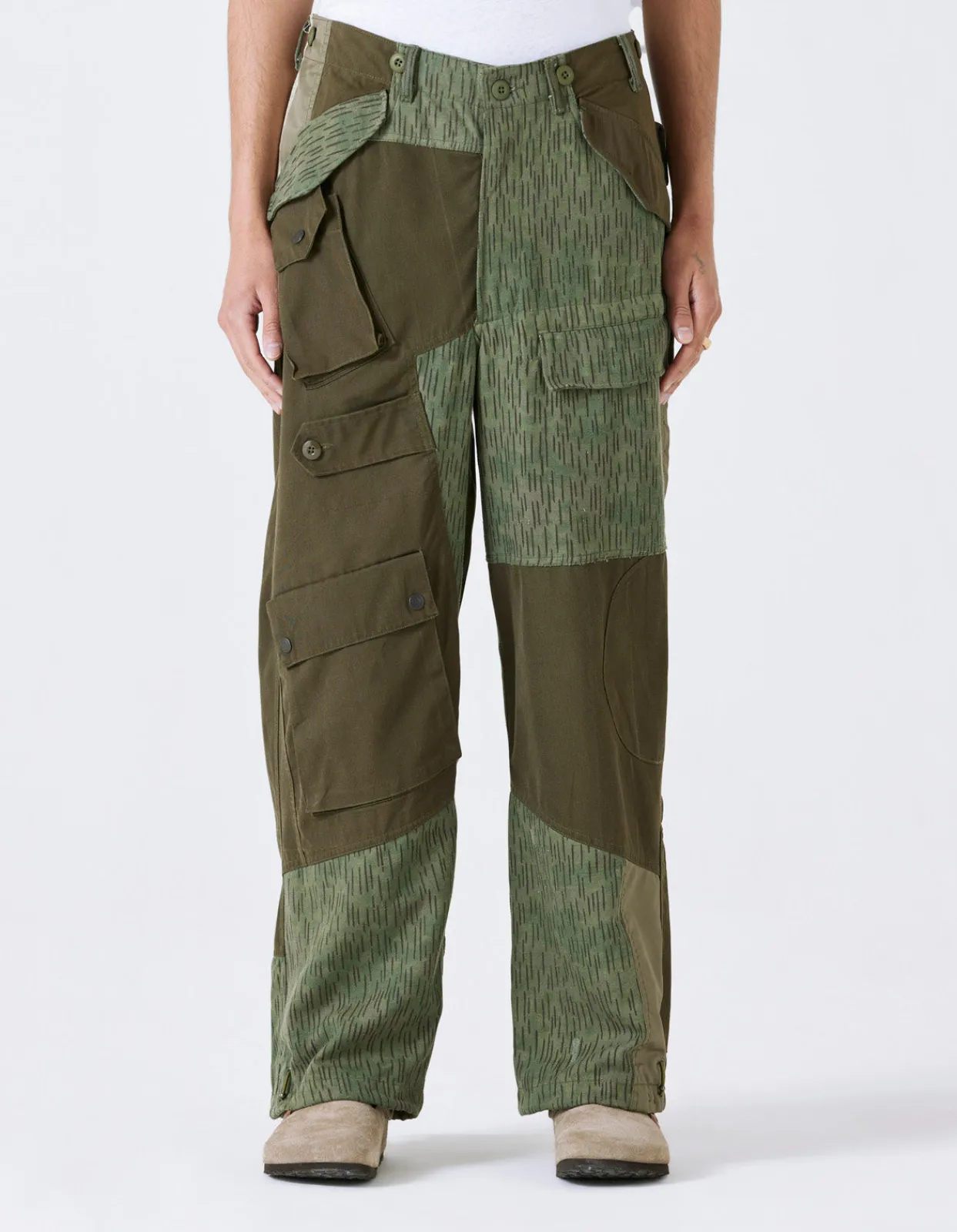 Cargo Pants*Maharishi 4277 Upcycled M65 Loose Cargo Pants Olive