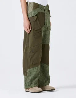 Cargo Pants*Maharishi 4277 Upcycled M65 Loose Cargo Pants Olive