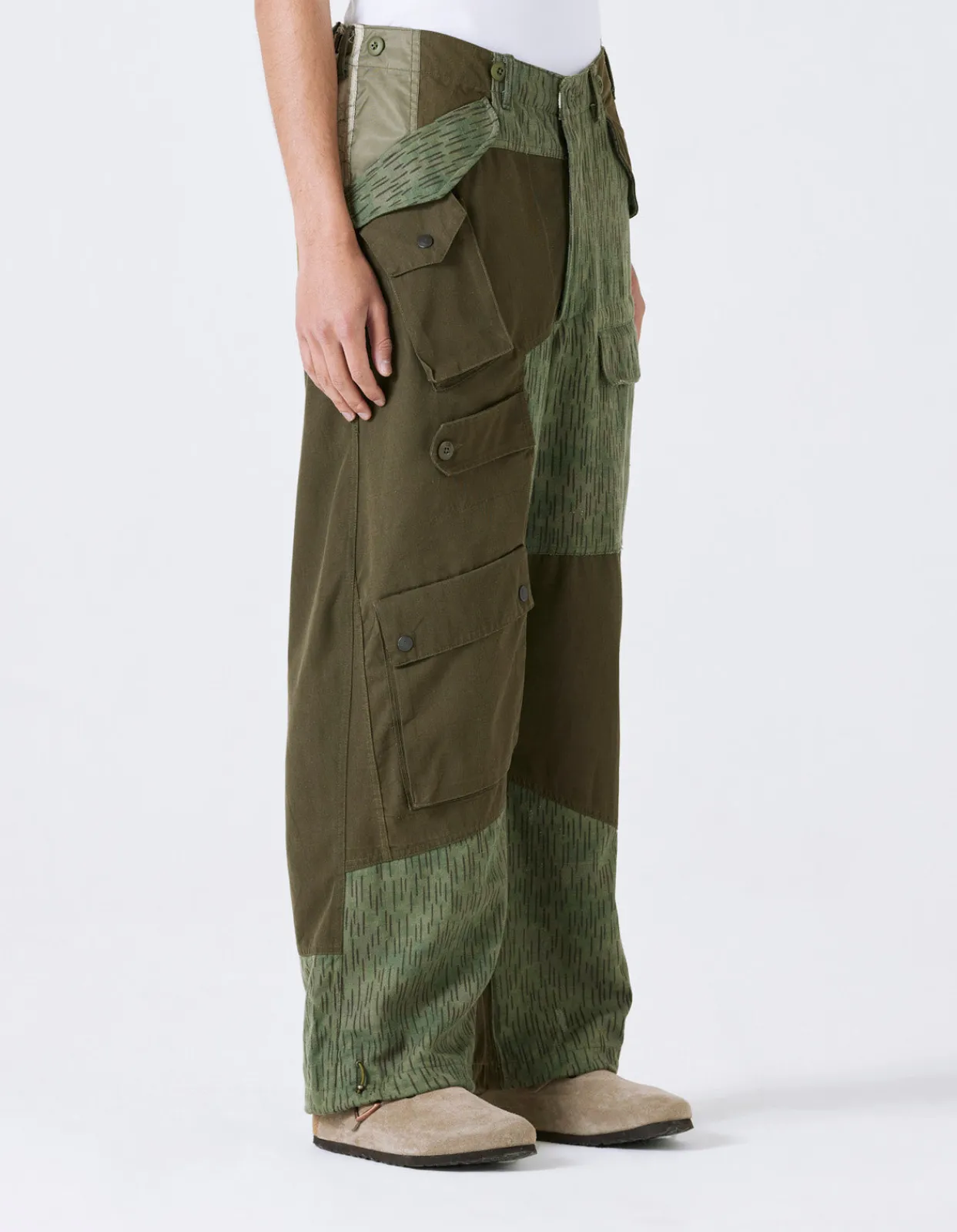 Cargo Pants*Maharishi 4277 Upcycled M65 Loose Cargo Pants Olive