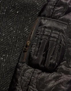 Parkas*Maharishi 4087 Upcycled Ma Fishtail Parka Black