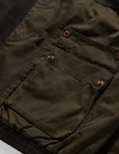 Jackets*Maharishi 4274 Upcycled Wep Ma1 Flight Jacket Black O/D