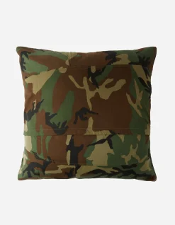 Home*Maharishi 7018 Upcycled Xl Camo Cushion · Vintage Military Surplus Woodland