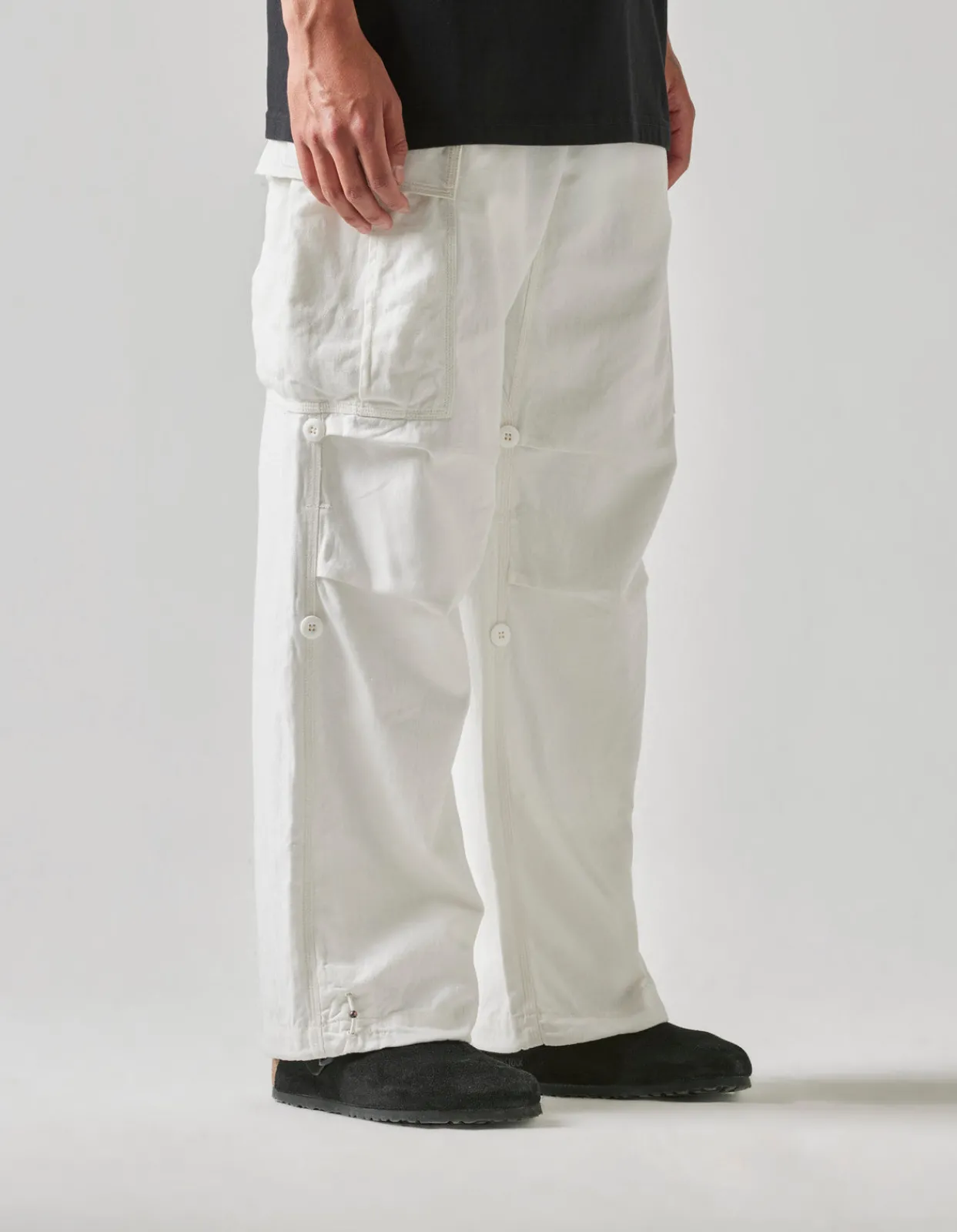 Cargo Pants*Maharishi 4510 U.S. Cargo Snopants® · Loose Fit White